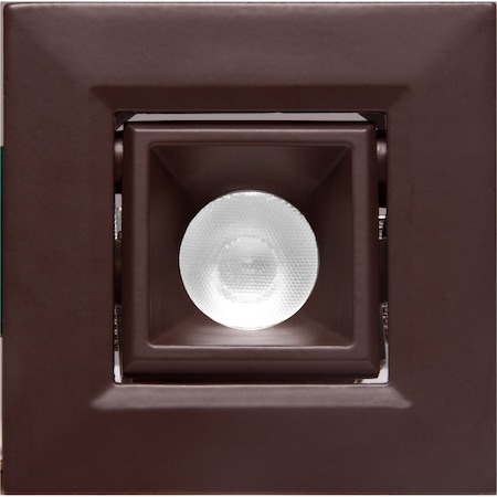 Elco Lighting 1 Square Recessed Oak Pull Down E1L22NF30BZ